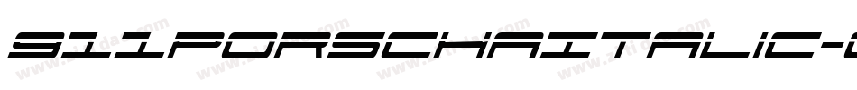 911PorschaItalic-0ePP字体转换