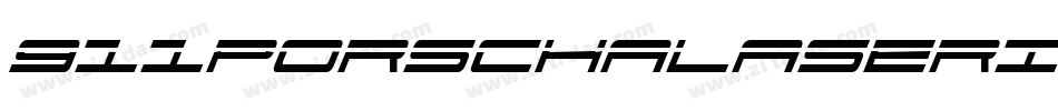 911PorschaLaserItalic-WERG字体转换