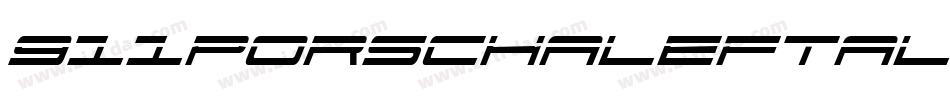 911PorschaLeftalic-az7m字体转换
