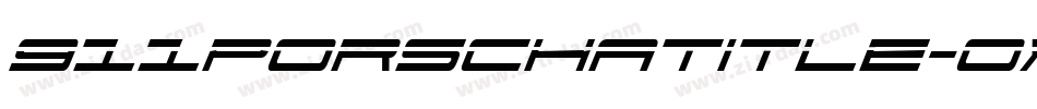 911PorschaTitle-OXze字体转换