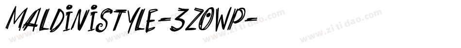 MaldiniStyle-3zOwp字体转换 MaldiniStyle-3zOwp字体转换