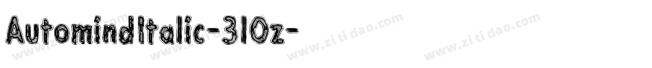 AutomindItalic-3lOz字体转换