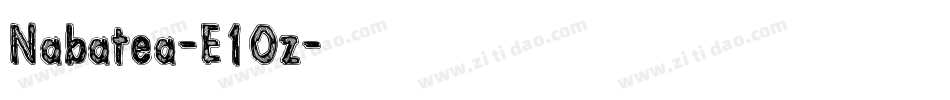 Nabatea-E1Oz字体转换