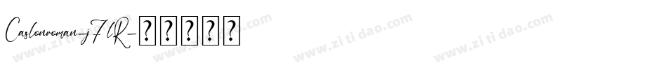 Caslonroman-j7lR字体转换