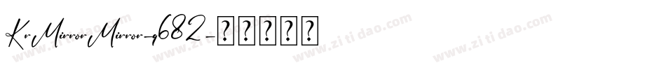 KrMirrorMirror-q682字体转换