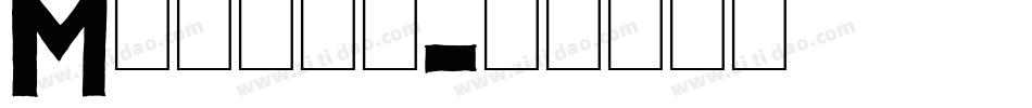 Market字体转换
