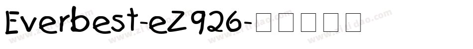 Everbest-eZ926字体转换