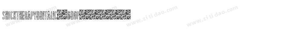 ShocktherapybbItalic-gBDP字体转换