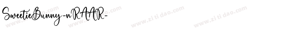 SweetieBunny-nRAAR字体转换