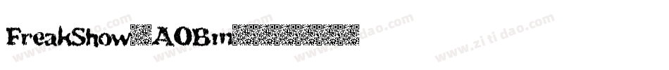 FreakShow-A0Bm字体转换