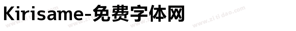 Kirisame字体转换