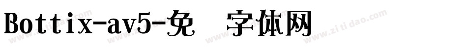 Bottix-av5字体转换