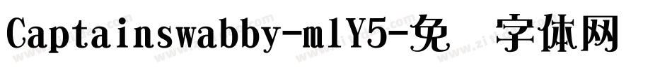 Captainswabby-mlY5字体转换