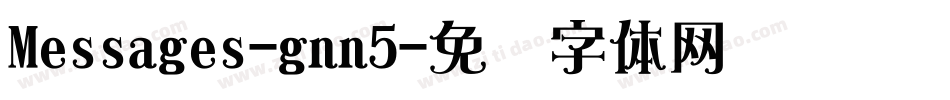 Messages-gnn5字体转换