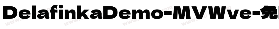 DelafinkaDemo-MVWve字体转换