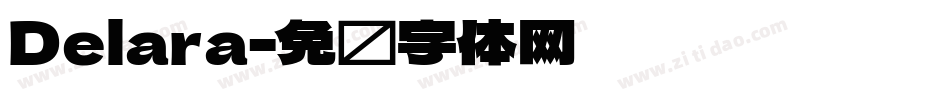 Delara字体转换