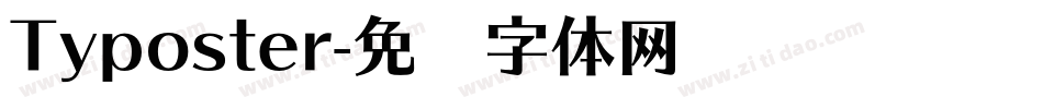 Typoster字体转换
