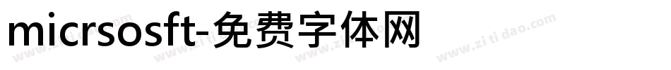 micrsosft字体转换