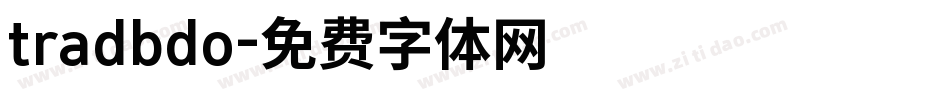 tradbdo字体转换