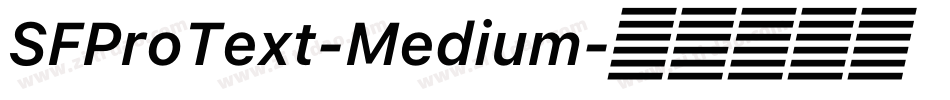 SFProText-Medium字体转换
