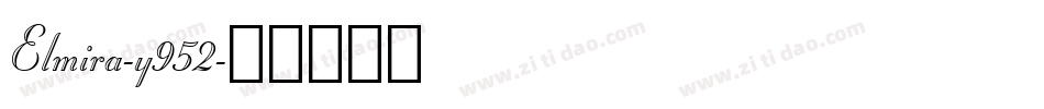 Elmira-y952字体转换