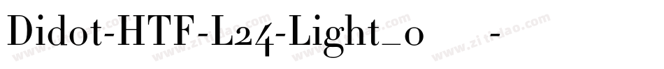 Didot-HTF-L24-Light_0手机版字体转换