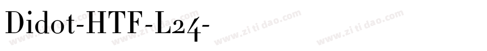 Didot-HTF-L24字体转换