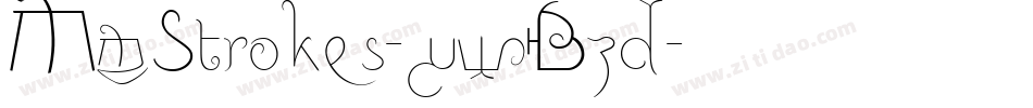 MmStrokes-ywB3d字体转换