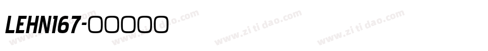 LEHN167字体转换
