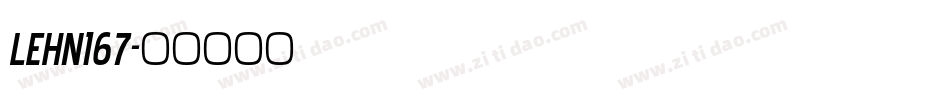 LEHN167字体转换
