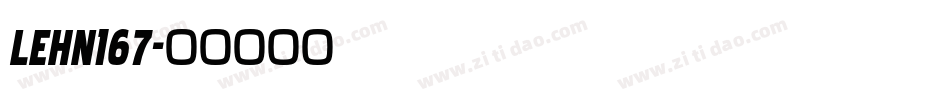LEHN167字体转换