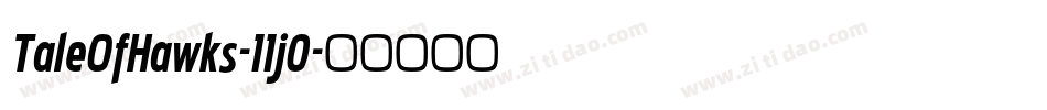 TaleOfHawks-11j0字体转换