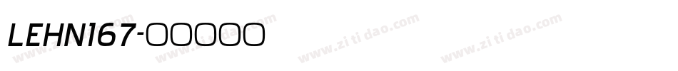 LEHN167字体转换