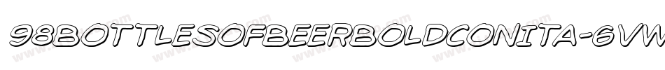 98BottlesOfBeerBoldConita-6VWg字体转换