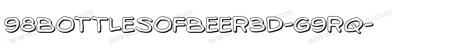 98BottlesOfBeer3D-G9Rq字体转换