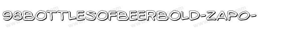 98BottlesOfBeerBold-zaP0字体转换