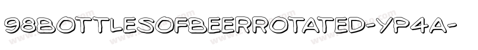 98BottlesOfBeerRotated-Yp4a字体转换