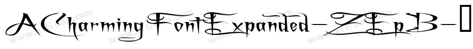 ACharmingFontExpanded-ZEpB字体转换