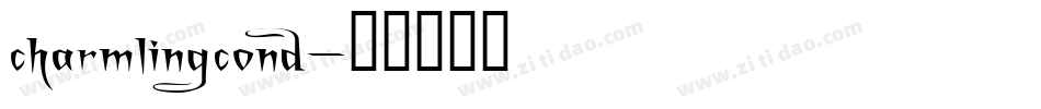 charmlingcond字体转换