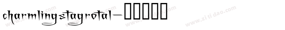 charmlingstagrotal字体转换