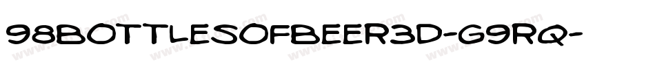 98BottlesOfBeer3D-G9Rq字体转换