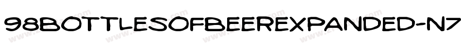 98BottlesOfBeerExpanded-n7B1字体转换