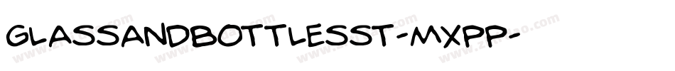 GlassAndBottlesSt-MXpp字体转换
