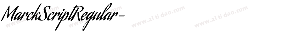 MarckScriptRegular字体转换 MarckScriptRegular字体转换