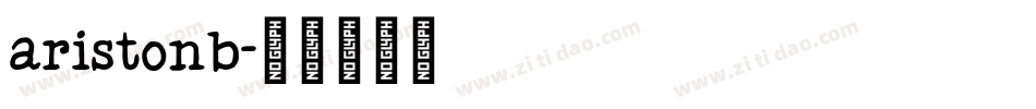 aristonb字体转换
