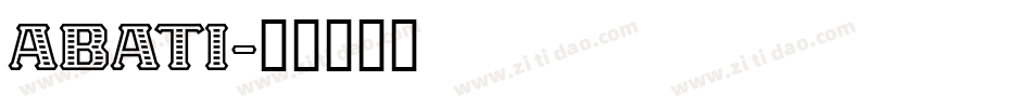 ABATI字体转换