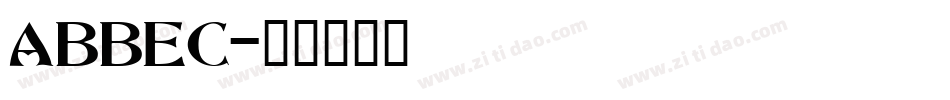 ABBEC字体转换