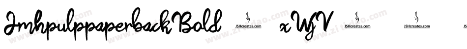 JmhpulppaperbackBold-xWjV字体转换