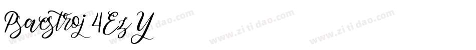 Psacstroj-4EzY字体转换