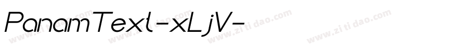 PanamText-xLjV字体转换